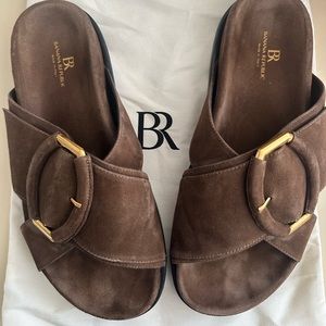 Banana Republic suede slides